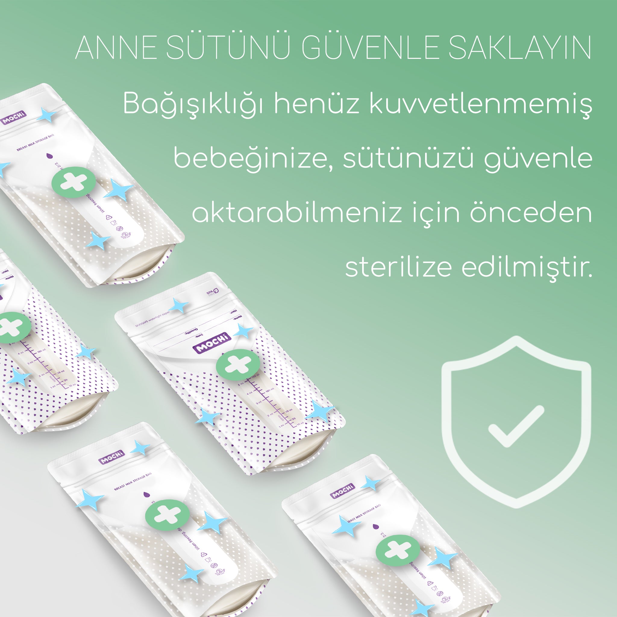 MOCHi - Anne Sütü Saklama Poşeti