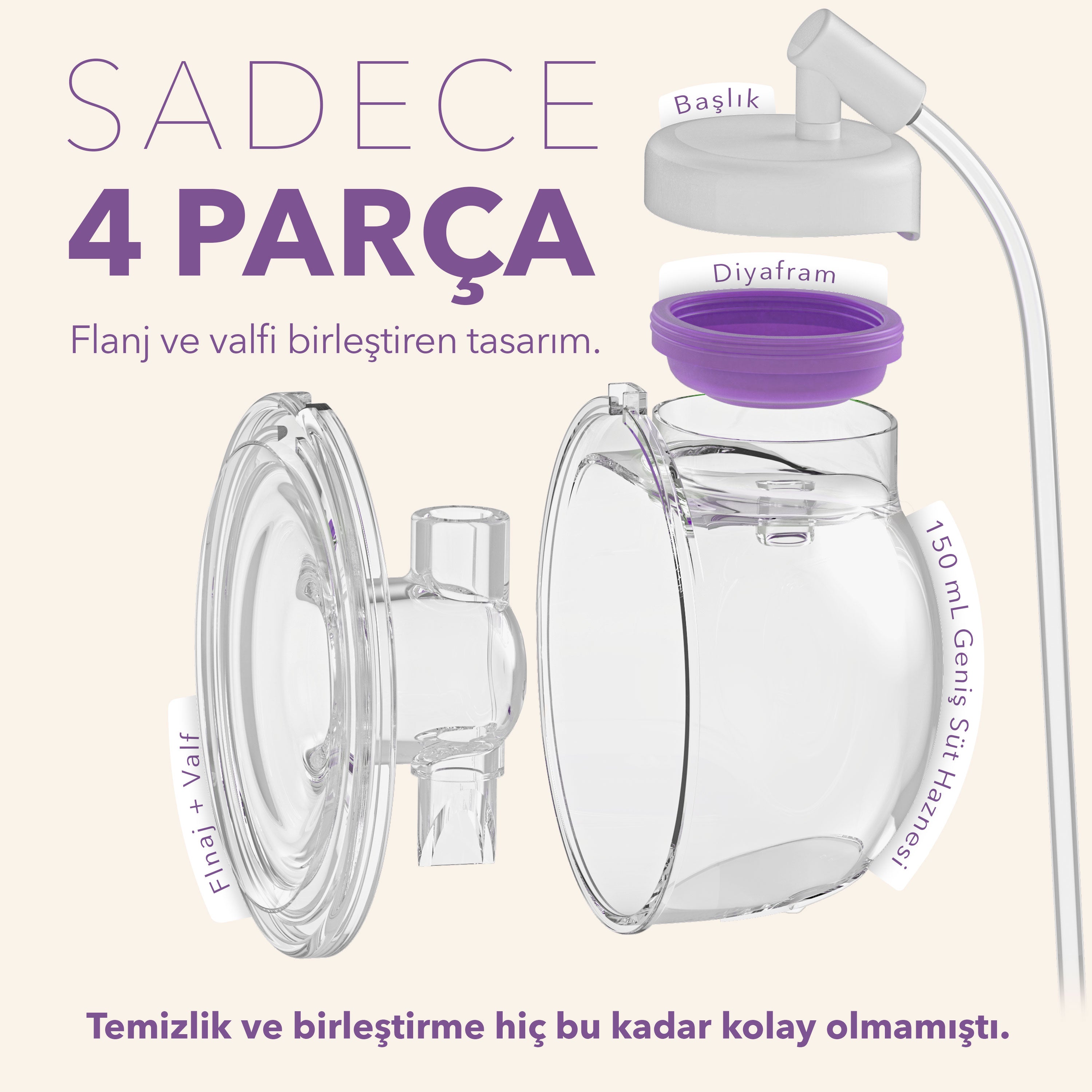 MOCHi MOMentum Duo Eller Serbest Göğüs Pompası