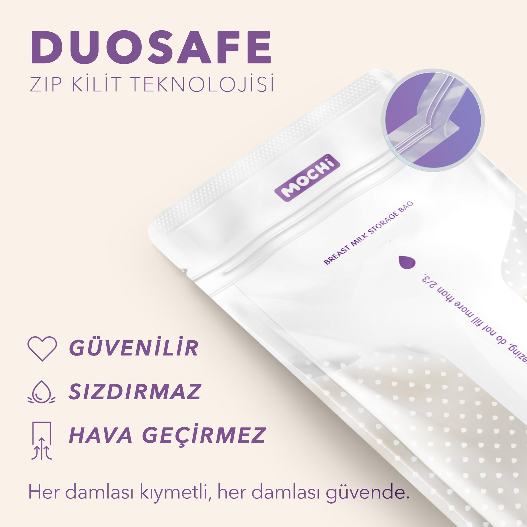 MOCHi - Anne Sütü Saklama Poşeti