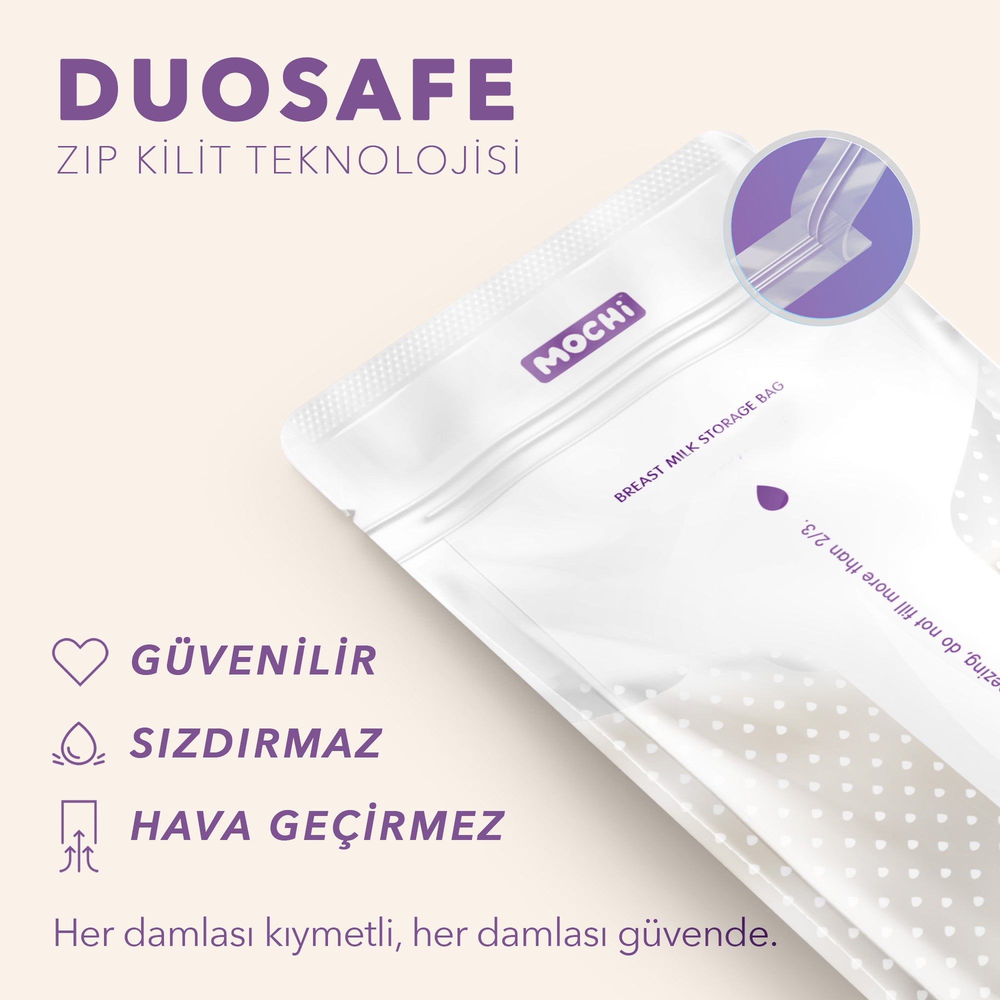 MOCHi - Anne Sütü Saklama Poşeti